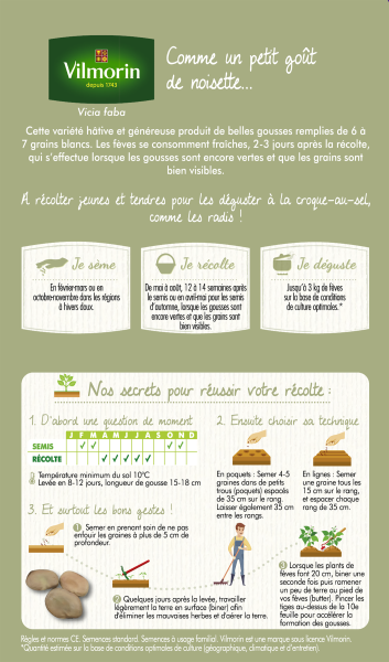 Légumes Secs - Fève de Séville à Longue Cosse - 20 m - MEDIA_PACKAGING_VERSO